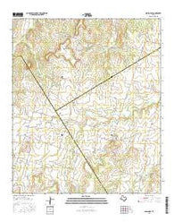 Indian Gap Texas Current topographic map, 1:24000 scale, 7.5 X 7.5 Minute, Year 2016