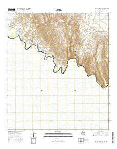 Indian Hot Springs Texas Current topographic map, 1:24000 scale, 7.5 X 7.5 Minute, Year 2016