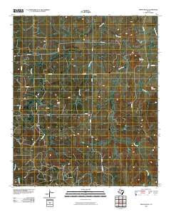 Indian Knoll Texas Historical topographic map, 1:24000 scale, 7.5 X 7.5 Minute, Year 2010