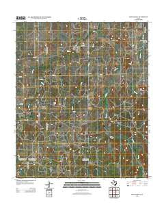 Indian Knoll Texas Historical topographic map, 1:24000 scale, 7.5 X 7.5 Minute, Year 2012