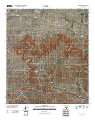 Indian Mesa Texas Historical topographic map, 1:24000 scale, 7.5 X 7.5 Minute, Year 2010