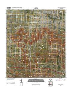 Indian Mesa Texas Historical topographic map, 1:24000 scale, 7.5 X 7.5 Minute, Year 2012