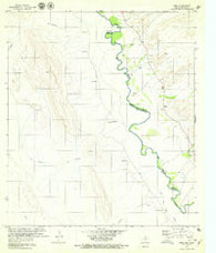 Indio Texas Historical topographic map, 1:24000 scale, 7.5 X 7.5 Minute, Year 1979