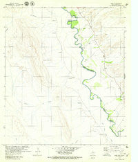 Indio Texas Historical topographic map, 1:24000 scale, 7.5 X 7.5 Minute, Year 1979