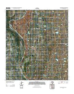 Indio Creek Texas Historical topographic map, 1:24000 scale, 7.5 X 7.5 Minute, Year 2012