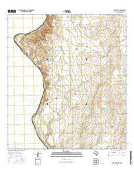 Indio Creek Texas Current topographic map, 1:24000 scale, 7.5 X 7.5 Minute, Year 2016