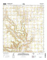 Indio Hill Texas Current topographic map, 1:24000 scale, 7.5 X 7.5 Minute, Year 2016