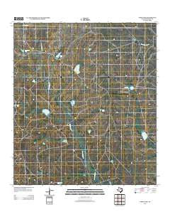 Indio Tank Texas Historical topographic map, 1:24000 scale, 7.5 X 7.5 Minute, Year 2012