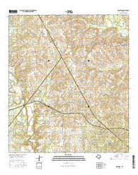 Industry Texas Current topographic map, 1:24000 scale, 7.5 X 7.5 Minute, Year 2016