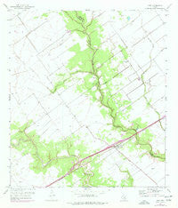 Inez Texas Historical topographic map, 1:24000 scale, 7.5 X 7.5 Minute, Year 1951