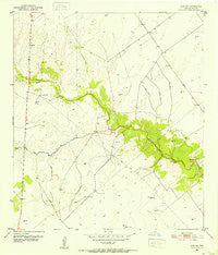 Inez NW Texas Historical topographic map, 1:24000 scale, 7.5 X 7.5 Minute, Year 1951