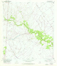 Inez NW Texas Historical topographic map, 1:24000 scale, 7.5 X 7.5 Minute, Year 1951