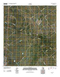 Inez NW Texas Historical topographic map, 1:24000 scale, 7.5 X 7.5 Minute, Year 2010