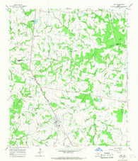 Iola Texas Historical topographic map, 1:24000 scale, 7.5 X 7.5 Minute, Year 1965