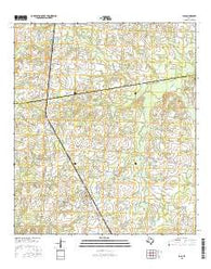 Iola Texas Current topographic map, 1:24000 scale, 7.5 X 7.5 Minute, Year 2016