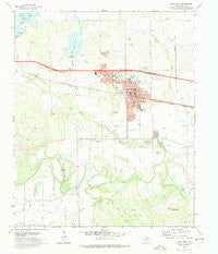 Iowa Park Texas Historical topographic map, 1:24000 scale, 7.5 X 7.5 Minute, Year 1972