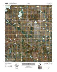 Iowa Park Texas Historical topographic map, 1:24000 scale, 7.5 X 7.5 Minute, Year 2010