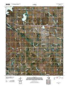 Iowa Park Texas Historical topographic map, 1:24000 scale, 7.5 X 7.5 Minute, Year 2010