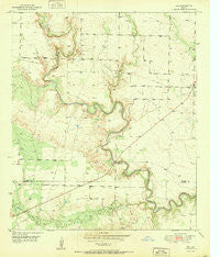 Ira Texas Historical topographic map, 1:24000 scale, 7.5 X 7.5 Minute, Year 1951