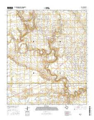 Ira Texas Current topographic map, 1:24000 scale, 7.5 X 7.5 Minute, Year 2016