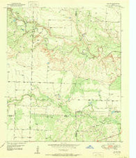 Ira SW Texas Historical topographic map, 1:24000 scale, 7.5 X 7.5 Minute, Year 1951