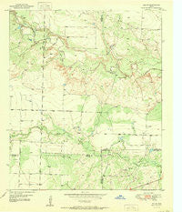 Ira SW Texas Historical topographic map, 1:24000 scale, 7.5 X 7.5 Minute, Year 1951