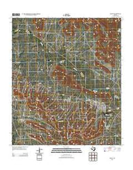 Iraan Texas Historical topographic map, 1:24000 scale, 7.5 X 7.5 Minute, Year 2012