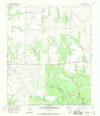 Irby Texas Historical topographic map, 1:24000 scale, 7.5 X 7.5 Minute, Year 1966