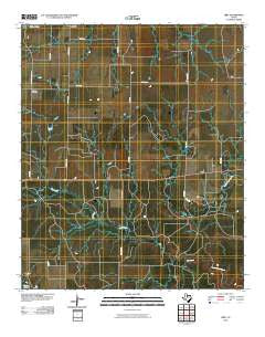 Irby Texas Historical topographic map, 1:24000 scale, 7.5 X 7.5 Minute, Year 2010