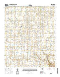 Irby Texas Current topographic map, 1:24000 scale, 7.5 X 7.5 Minute, Year 2016
