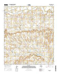 Iredell Texas Current topographic map, 1:24000 scale, 7.5 X 7.5 Minute, Year 2016