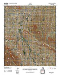 Iron Mountain Texas Historical topographic map, 1:24000 scale, 7.5 X 7.5 Minute, Year 2010