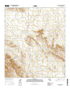 Iron Mountain Texas Current topographic map, 1:24000 scale, 7.5 X 7.5 Minute, Year 2016