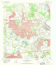 Irving Texas Historical topographic map, 1:24000 scale, 7.5 X 7.5 Minute, Year 1959