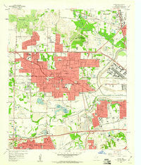 Irving Texas Historical topographic map, 1:24000 scale, 7.5 X 7.5 Minute, Year 1959