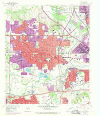 Irving Texas Historical topographic map, 1:24000 scale, 7.5 X 7.5 Minute, Year 1959