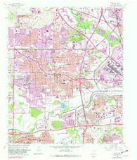 Irving Texas Historical topographic map, 1:24000 scale, 7.5 X 7.5 Minute, Year 1959