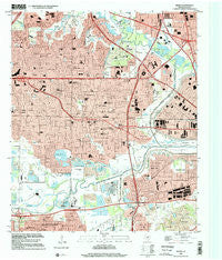 Irving Texas Historical topographic map, 1:24000 scale, 7.5 X 7.5 Minute, Year 1995