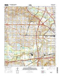 Irving Texas Current topographic map, 1:24000 scale, 7.5 X 7.5 Minute, Year 2016