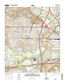 Irving Texas Current topographic map, 1:24000 scale, 7.5 X 7.5 Minute, Year 2016
