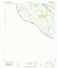 Isla Texas Historical topographic map, 1:24000 scale, 7.5 X 7.5 Minute, Year 1972