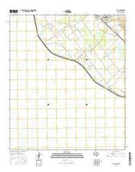 Isla Texas Current topographic map, 1:24000 scale, 7.5 X 7.5 Minute, Year 2016
