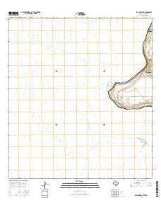 Isla Mesteno Texas Current topographic map, 1:24000 scale, 7.5 X 7.5 Minute, Year 2016