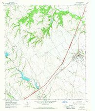 Italy Texas Historical topographic map, 1:24000 scale, 7.5 X 7.5 Minute, Year 1965