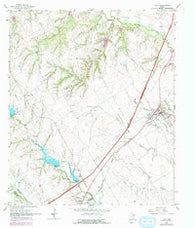 Italy Texas Historical topographic map, 1:24000 scale, 7.5 X 7.5 Minute, Year 1965