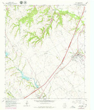 Italy Texas Historical topographic map, 1:24000 scale, 7.5 X 7.5 Minute, Year 1965