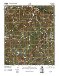 Italy Texas Historical topographic map, 1:24000 scale, 7.5 X 7.5 Minute, Year 2010