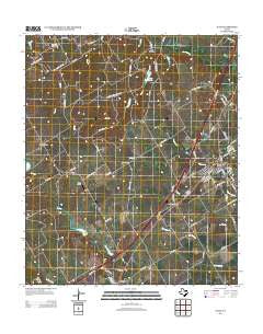 Italy Texas Historical topographic map, 1:24000 scale, 7.5 X 7.5 Minute, Year 2012