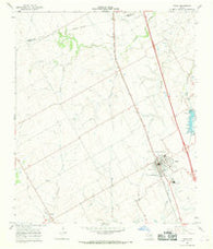 Itasca Texas Historical topographic map, 1:24000 scale, 7.5 X 7.5 Minute, Year 1965