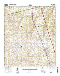 Itasca Texas Current topographic map, 1:24000 scale, 7.5 X 7.5 Minute, Year 2016